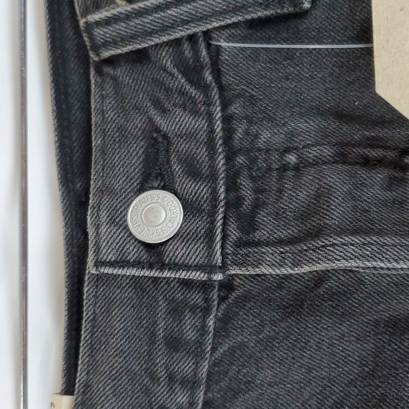 Levi's Woman's Original Git High-Rise Jean Shorts ~ Lunar Black - Picture 5 of 9